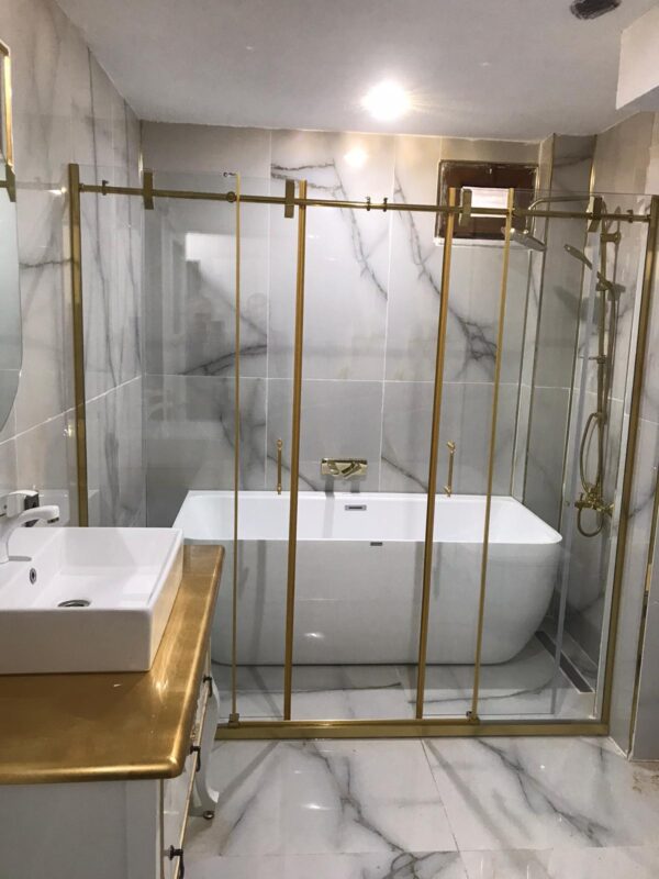 İstanbul Serisi 2 Sabit 2 Çalışır Duşakabin Şeffaf- KD-01